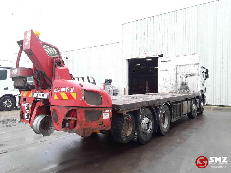Камион со платформа Scania R 420 8x2 +manitou TMT 25.20: слика 11