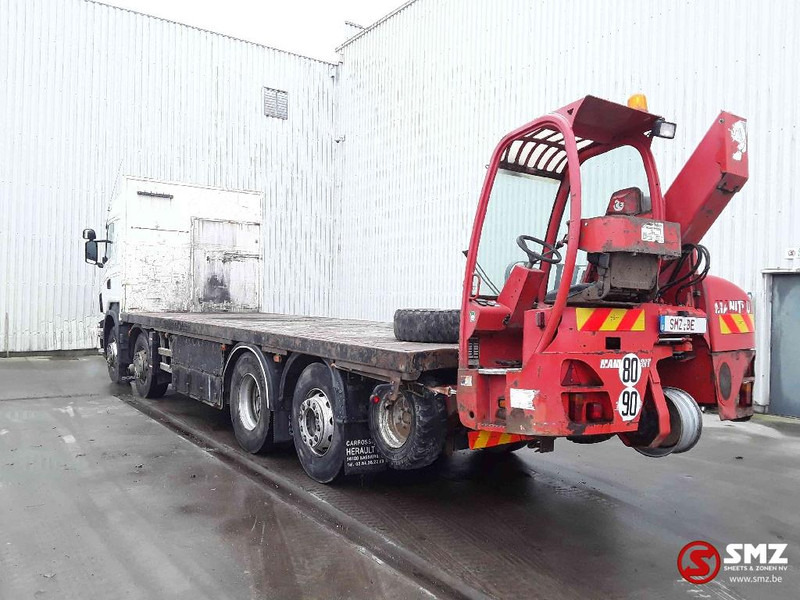Камион со платформа Scania R 420 8x2 +manitou TMT 25.20: слика 9