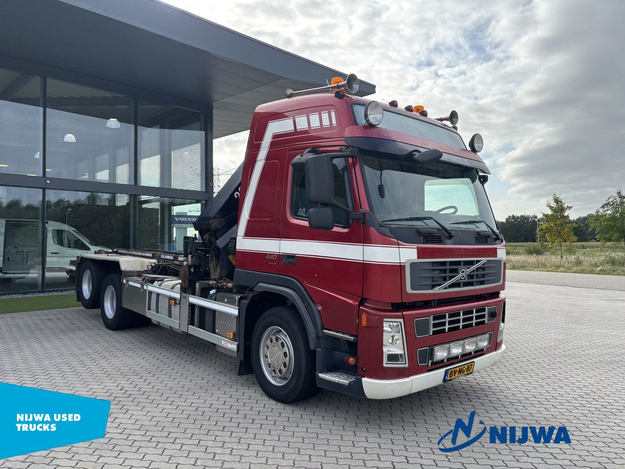 Volvo FM 440 6x2 Kabelsysteem + Kraan - Камион со кука за подигање, Камион со кран: слика 2 Volvo FM 440 6x2 Kabelsysteem + Kraan - Камион со кука за подигање, Камион со кран: слика 2