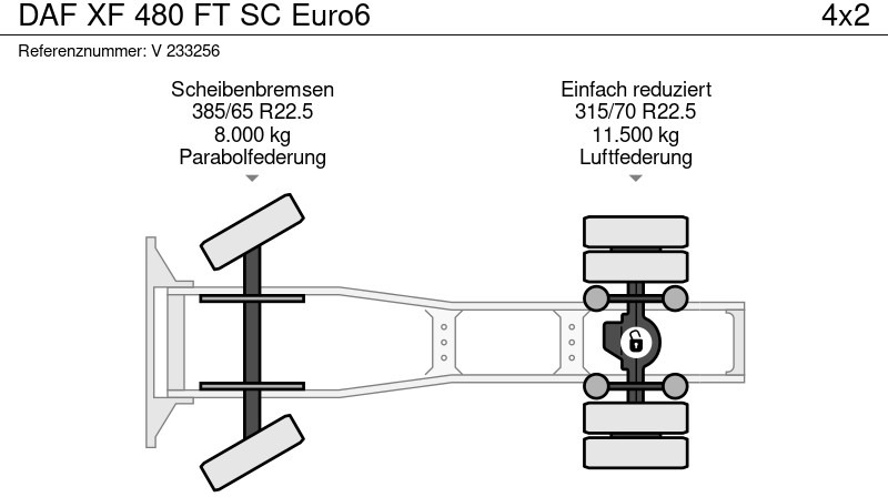 Камион влекач DAF XF 480 FT SC Euro6: слика 9 Камион влекач DAF XF 480 FT SC Euro6: слика 9