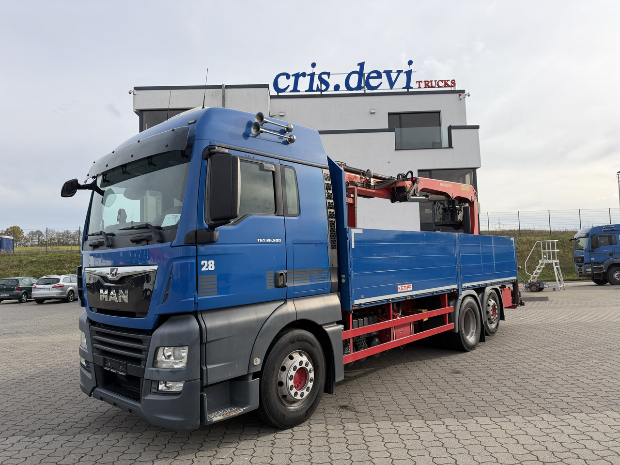 MAN TGX 26.500 6x2 Palfinger 18001 SLD 3 Baustoff - Камион со кран, Камион со платформа: слика 1 MAN TGX 26.500 6x2 Palfinger 18001 SLD 3 Baustoff - Камион со кран, Камион со платформа: слика 1