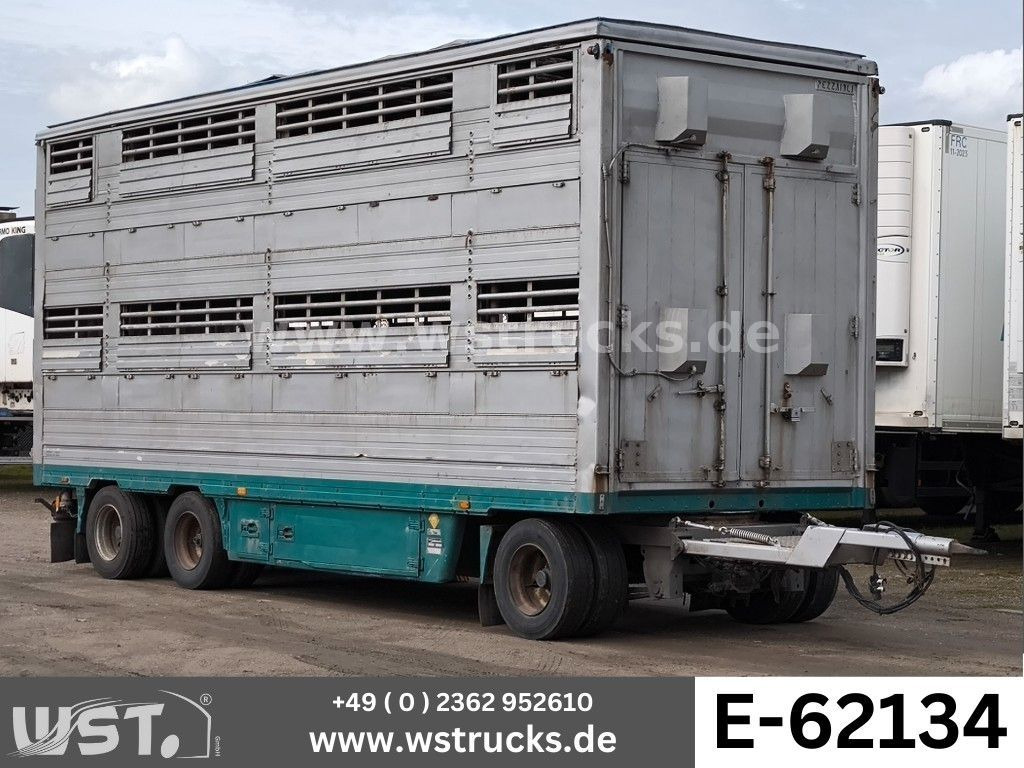 Pezzaioli 2 Stock RBA31F ausfahrbares Dach Viehanhänger - Приколка за добиток: слика 1 Pezzaioli 2 Stock RBA31F ausfahrbares Dach Viehanhänger - Приколка за добиток: слика 1