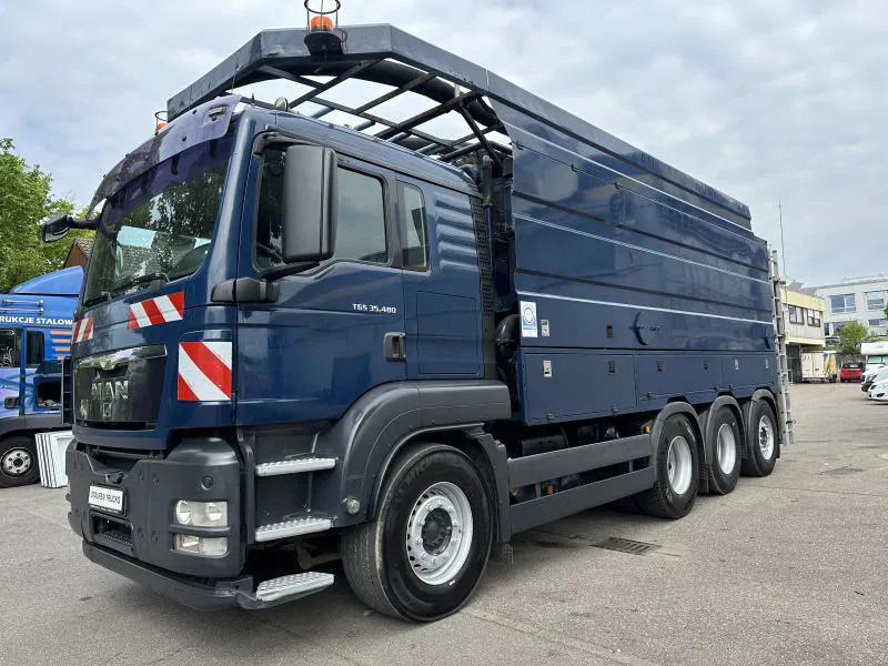 MAN TGS 35.480 8X4 ASSMANN Saug/Spülwagen Kanalreiniger - Камион: слика 1 MAN TGS 35.480 8X4 ASSMANN Saug/Spülwagen Kanalreiniger - Камион: слика 1