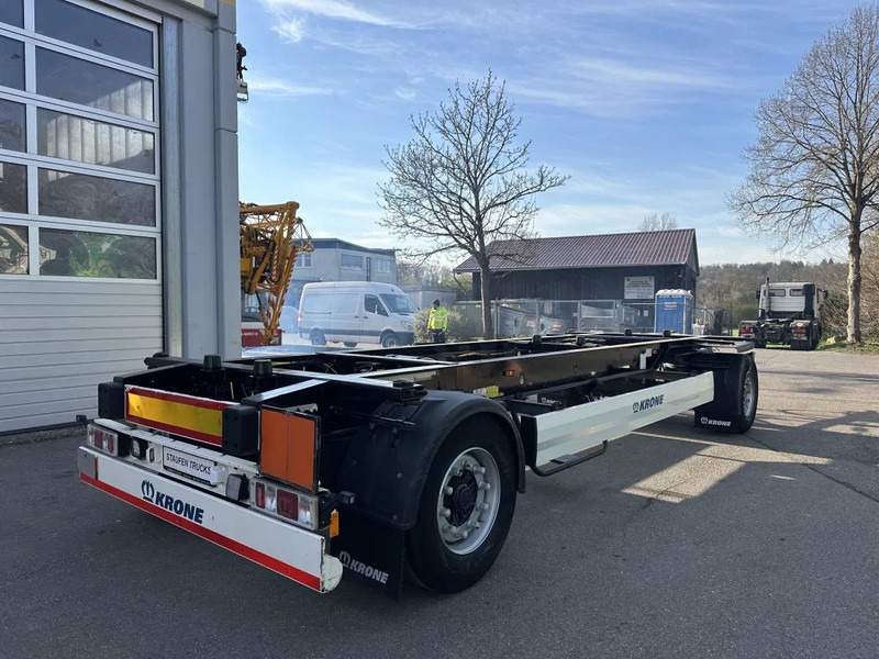 Krone 10 x Jumbo Lafette deutsche Anh. TÜV NEU! 10 x Jumbo Lafette deutsche Anh. TÜV NEU! - Транспортер на контејнер/ Приколка со променливо тело: слика 5 Krone 10 x Jumbo Lafette deutsche Anh. TÜV NEU! 10 x Jumbo Lafette deutsche Anh. TÜV NEU! - Транспортер на контејнер/ Приколка со променливо тело: слика 5