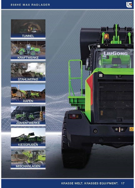 Нов Натоварувач на тркала LIUGONG 856 HE vollelektrisch, 21.000 kg, 3.5 cbm: слика 17 Нов Натоварувач на тркала LIUGONG 856 HE vollelektrisch, 21.000 kg, 3.5 cbm: слика 17