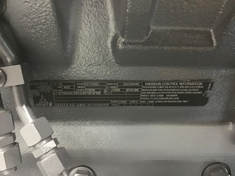 Deutz TCD12.0 V6 NEW - Градежна машина: слика 5 Deutz TCD12.0 V6 NEW - Градежна машина: слика 5