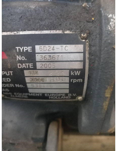 Mitsubishi 6D24 TC USED - Градежна машина: слика 3 Mitsubishi 6D24 TC USED - Градежна машина: слика 3