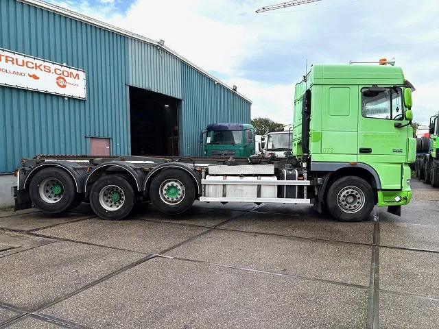 DAF XF 105.460 8x2 CHASSIS WITH MULTILIFT SYSTEM (ZF16 MANUAL GEARBOX / MX-BRAKE / 9.000 KG. FRONT-AXLE / LIFT-AXLES / FRIDGE / ETC. - Транспортер на контејнер/ Камион со променливо тело: слика 4 DAF XF 105.460 8x2 CHASSIS WITH MULTILIFT SYSTEM (ZF16 MANUAL GEARBOX / MX-BRAKE / 9.000 KG. FRONT-AXLE / LIFT-AXLES / FRIDGE / ETC. - Транспортер на контејнер/ Камион со променливо тело: слика 4