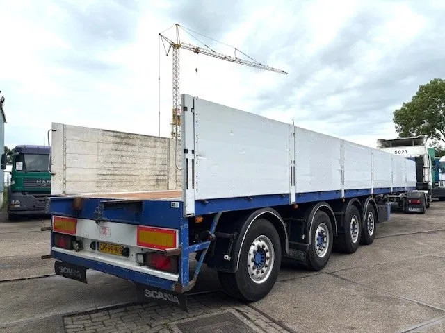 Kwb KWB P-504-STI-H 4-AXLE FLATBED TRAILER (SAF AXLES / 2x STEERING AXLE / 2x LIFT-AXLE / ALUMINIUM SIDE BORDS /ABS-EBS) - Полуприколка платформа: слика 3 Kwb KWB P-504-STI-H 4-AXLE FLATBED TRAILER (SAF AXLES / 2x STEERING AXLE / 2x LIFT-AXLE / ALUMINIUM SIDE BORDS /ABS-EBS) - Полуприколка платформа: слика 3