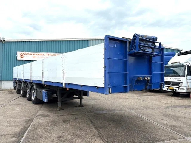 Kwb KWB P-504-STI-H 4-AXLE FLATBED TRAILER (SAF AXLES / 2x STEERING AXLE / 2x LIFT-AXLE / ALUMINIUM SIDE BORDS /ABS-EBS) - Полуприколка платформа: слика 2 Kwb KWB P-504-STI-H 4-AXLE FLATBED TRAILER (SAF AXLES / 2x STEERING AXLE / 2x LIFT-AXLE / ALUMINIUM SIDE BORDS /ABS-EBS) - Полуприколка платформа: слика 2