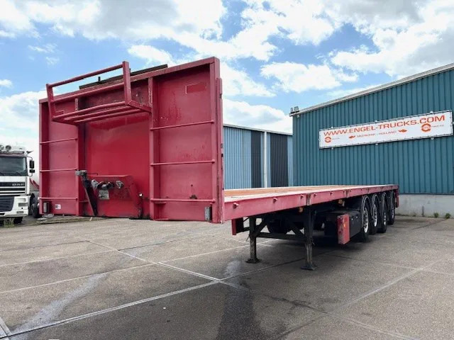 Kwb P-504-STI-H 4-AXLE FLATBED TRAILER (SAF AXLES / 2x STEERING AXLE / 2x LIFT-AXLE / ABS-EBS) - Полуприколка платформа: слика 1 Kwb P-504-STI-H 4-AXLE FLATBED TRAILER (SAF AXLES / 2x STEERING AXLE / 2x LIFT-AXLE / ABS-EBS) - Полуприколка платформа: слика 1