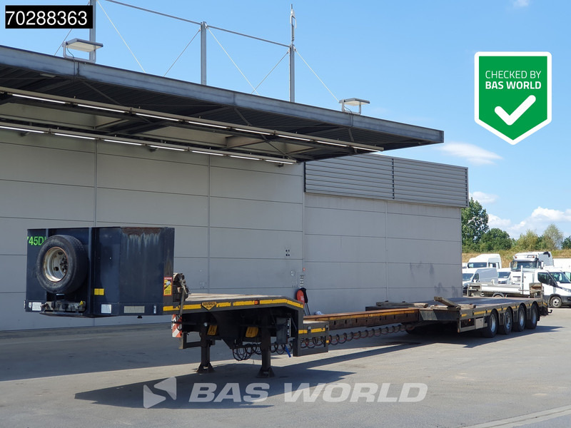 Broshuis 4 AOU-16-40 2 x Lenkachse Ausziehbar 650cm - Полуприколка за низок утовар: слика 1 Broshuis 4 AOU-16-40 2 x Lenkachse Ausziehbar 650cm - Полуприколка за низок утовар: слика 1