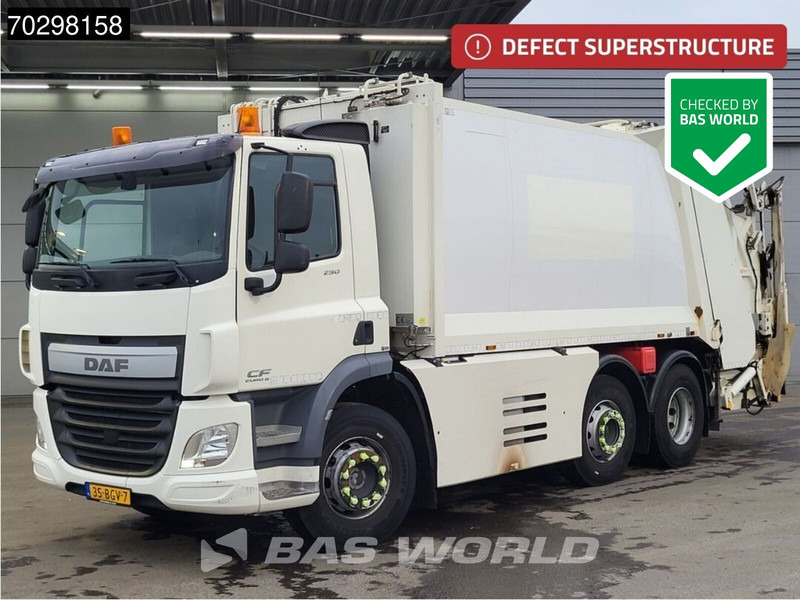 DAF CF 290 6X2 NL-Truck Haller Medim DEFECT! superstructure Lift+Steering Axle ACC Euro 6 - Камион за ѓубре: слика 1 DAF CF 290 6X2 NL-Truck Haller Medim DEFECT! superstructure Lift+Steering Axle ACC Euro 6 - Камион за ѓубре: слика 1