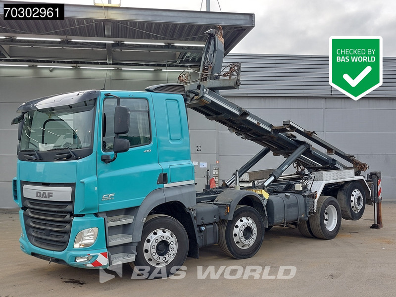 DAF CF 410 CF 8X2 35tons Velsycon CL35.71 containersystem Lift+steering axle Euro 6 - Камион со кука за подигање: слика 1 DAF CF 410 CF 8X2 35tons Velsycon CL35.71 containersystem Lift+steering axle Euro 6 - Камион со кука за подигање: слика 1