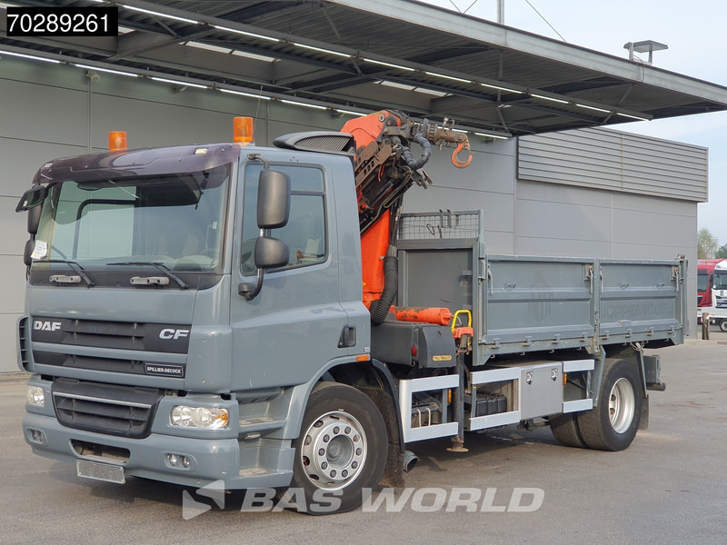 DAF CF75.250 FA75 4X2 Palfinger PK11000 Crane 8m3 tipper Manual Euro 4 - Кипер, Камион со кран: слика 3 DAF CF75.250 FA75 4X2 Palfinger PK11000 Crane 8m3 tipper Manual Euro 4 - Кипер, Камион со кран: слика 3