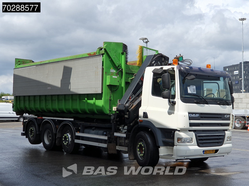 DAF CF85.360 8X2 NL-Truck HIAB 211 E-3 Hipro Crane + Hooklift Lift+steering Axle Automatic Euro 5 - Камион со кука за подигање, Камион со кран: слика 3 DAF CF85.360 8X2 NL-Truck HIAB 211 E-3 Hipro Crane + Hooklift Lift+steering Axle Automatic Euro 5 - Камион со кука за подигање, Камион со кран: слика 3