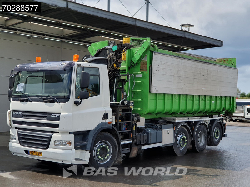 DAF CF85.360 8X2 NL-Truck HIAB 211 E-3 Hipro Crane + Hooklift Lift+steering Axle Automatic Euro 5 - Камион со кука за подигање, Камион со кран: слика 5 DAF CF85.360 8X2 NL-Truck HIAB 211 E-3 Hipro Crane + Hooklift Lift+steering Axle Automatic Euro 5 - Камион со кука за подигање, Камион со кран: слика 5