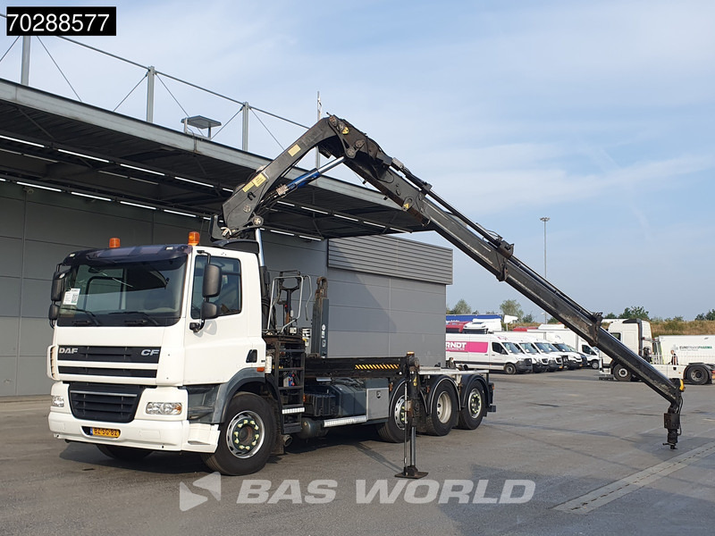 DAF CF85.360 8X2 NL-Truck HIAB 211 E-3 Hipro Crane + Hooklift Lift+steering Axle Automatic Euro 5 - Камион со кука за подигање, Камион со кран: слика 5 DAF CF85.360 8X2 NL-Truck HIAB 211 E-3 Hipro Crane + Hooklift Lift+steering Axle Automatic Euro 5 - Камион со кука за подигање, Камион со кран: слика 5