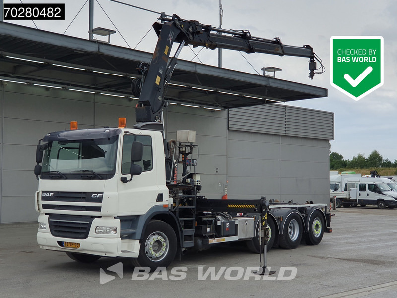 DAF CF85.360 8X2 NL-Truck Hiab 211 E-3 Hipro Kran 21tons Multilift Lift+steering Euro 5 - Камион со кука за подигање, Камион со кран: слика 1 DAF CF85.360 8X2 NL-Truck Hiab 211 E-3 Hipro Kran 21tons Multilift Lift+steering Euro 5 - Камион со кука за подигање, Камион со кран: слика 1