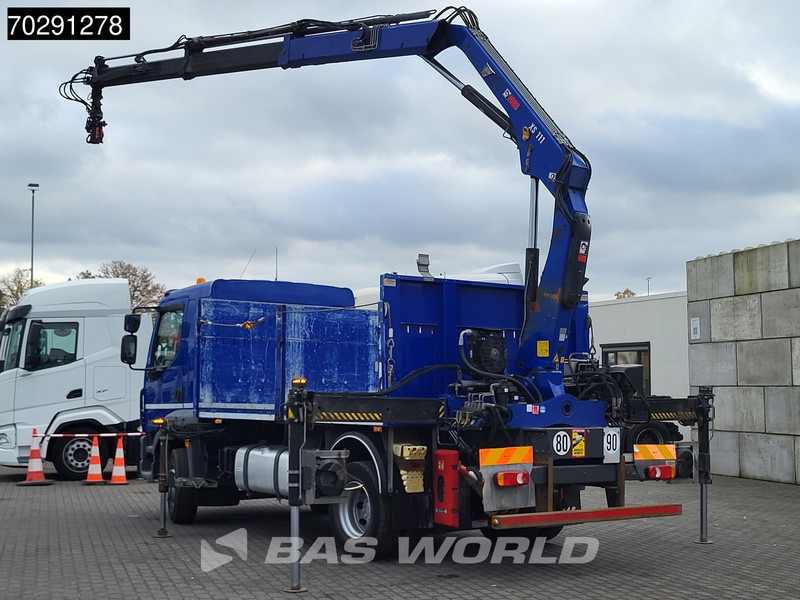 DAF LF 260 LF 4X2 Hiab 111 B-2 HIDUO Crane Kran Remote control Automatic ACC Euro 6 - Камион со платформа, Камион со кран: слика 2 DAF LF 260 LF 4X2 Hiab 111 B-2 HIDUO Crane Kran Remote control Automatic ACC Euro 6 - Камион со платформа, Камион со кран: слика 2