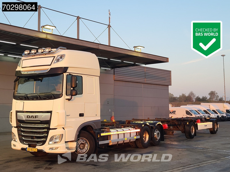 DAF XF 450 XF 6X2 NL-Truck Combi Retarder 2xTanks Lift-axle Standairco ACC Euro 6 - Транспортер на контејнер/ Камион со променливо тело: слика 1 DAF XF 450 XF 6X2 NL-Truck Combi Retarder 2xTanks Lift-axle Standairco ACC Euro 6 - Транспортер на контејнер/ Камион со променливо тело: слика 1