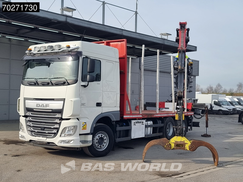 DAF XF 510 6X4 Jonsered Z-Crane SC ACC Retarder Euro 6 - Камион за дрва, Камион со кран: слика 5 DAF XF 510 6X4 Jonsered Z-Crane SC ACC Retarder Euro 6 - Камион за дрва, Камион со кран: слика 5