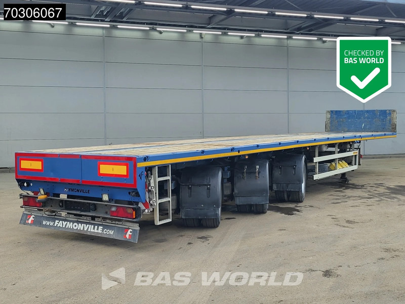 Faymonville F-S43-1AAF 3x Steering Axle 2x Extendable 1580cm - Полуприколка платформа: слика 1 Faymonville F-S43-1AAF 3x Steering Axle 2x Extendable 1580cm - Полуприколка платформа: слика 1
