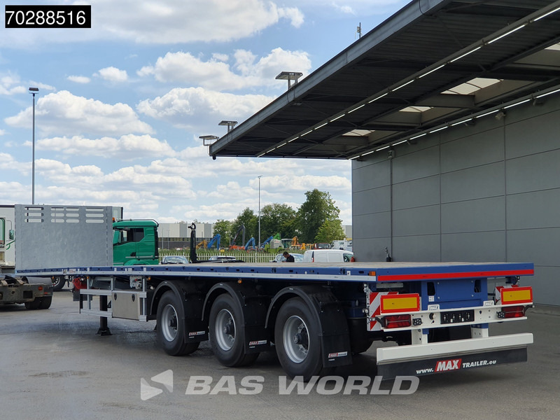 Нов Полуприколка платформа Faymonville MAX210-Z-3AA-13.60-22.5-2.54 3 axles 29M 2x extendable 3x steering axle twistlocks: слика 9