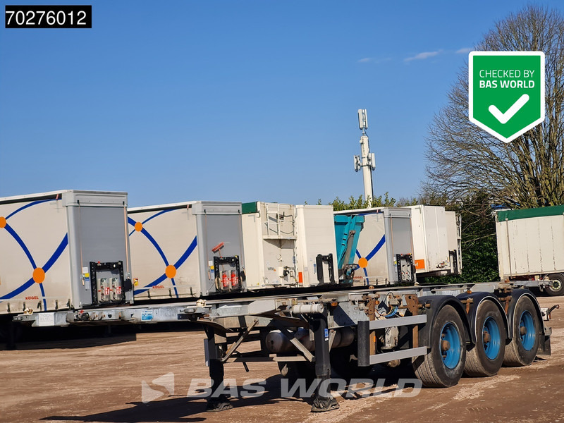 Groenewegen 30CC-14-27 Liftachse NL-Trailer 20ft. 30ft. - Транспортер на контејнер/ Полуприколка со променливо тело: слика 1 Groenewegen 30CC-14-27 Liftachse NL-Trailer 20ft. 30ft. - Транспортер на контејнер/ Полуприколка со променливо тело: слика 1