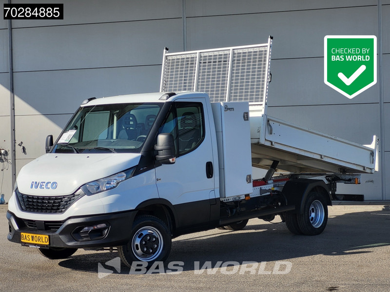 Iveco Daily 35C16 3.0L Open Laadbak met Kist Dubbellucht 3,5t Trekhaak Airco Cruise Euro6 Pritsche Pickup Open Box 2m3 A/C Towbar Cruise con - Комбе со отворен сандак: слика 1 Iveco Daily 35C16 3.0L Open Laadbak met Kist Dubbellucht 3,5t Trekhaak Airco Cruise Euro6 Pritsche Pickup Open Box 2m3 A/C Towbar Cruise con - Комбе со отворен сандак: слика 1