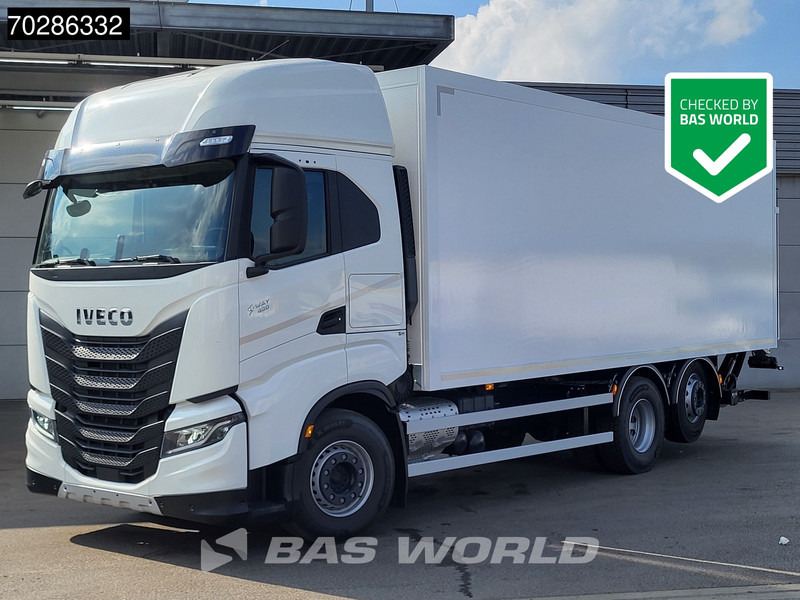 Iveco S-Way 490 6X2 NEW! 2000kg Ladebordwand Retarder Lift+Steering-Axle Navi LED - Камион сандучар: слика 1 Iveco S-Way 490 6X2 NEW! 2000kg Ladebordwand Retarder Lift+Steering-Axle Navi LED - Камион сандучар: слика 1