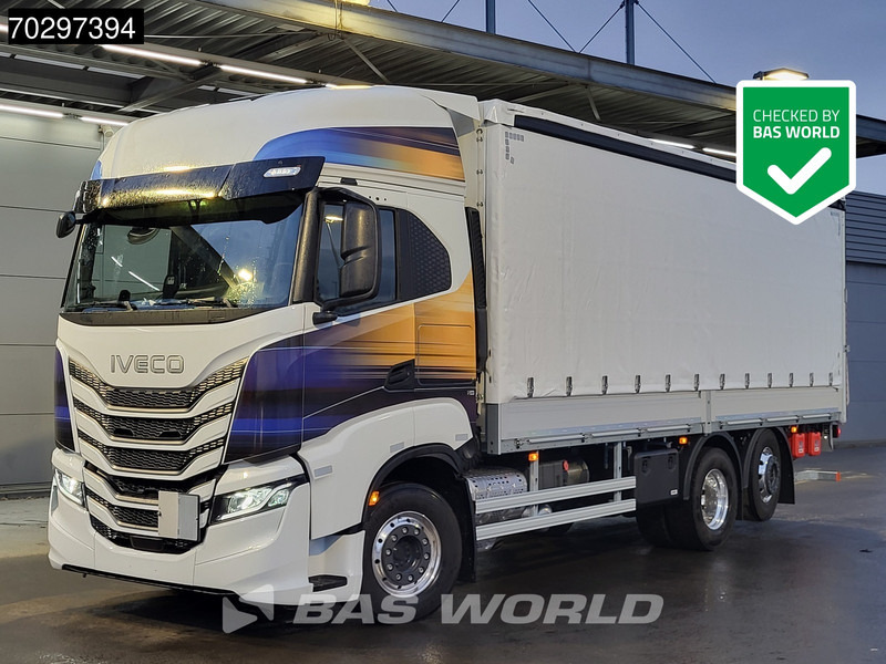 Iveco S-Way 500 6X2 NEW! 2000kg Ladebordwand Retarder Navi ACC Euro 6 - Камион со церада: слика 1 Iveco S-Way 500 6X2 NEW! 2000kg Ladebordwand Retarder Navi ACC Euro 6 - Камион со церада: слика 1
