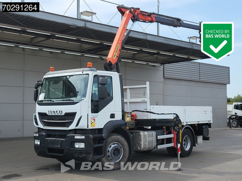 Iveco Stralis 310 4X2 Palfinger PK12002 EH Kran Crane Rotator Automatic Full Steel Euro 6 - Камион со платформа, Камион со кран: слика 1 Iveco Stralis 310 4X2 Palfinger PK12002 EH Kran Crane Rotator Automatic Full Steel Euro 6 - Камион со платформа, Камион со кран: слика 1