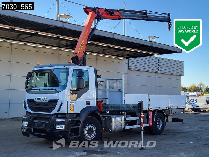 Iveco Stralis 310 4X2 Palfinger PK14002 EH Kran Crane Steel suspension Euro 6 - Камион со платформа, Камион со кран: слика 1 Iveco Stralis 310 4X2 Palfinger PK14002 EH Kran Crane Steel suspension Euro 6 - Камион со платформа, Камион со кран: слика 1