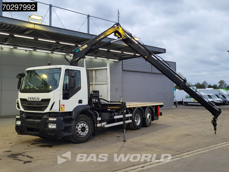Iveco Stralis 310 Stralis 6X2 HIAB 144 BS-2 Crane Kran Lift+Steering-Axle Manual Euro 5 - Камион со платформа, Камион со кран: слика 5 Iveco Stralis 310 Stralis 6X2 HIAB 144 BS-2 Crane Kran Lift+Steering-Axle Manual Euro 5 - Камион со платформа, Камион со кран: слика 5