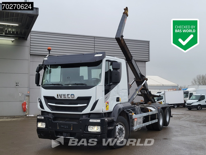 Iveco Stralis 460 6X2 20tons Marrel hooklift Lift Axle ACC Euro 6 - Камион со кука за подигање: слика 1 Iveco Stralis 460 6X2 20tons Marrel hooklift Lift Axle ACC Euro 6 - Камион со кука за подигање: слика 1