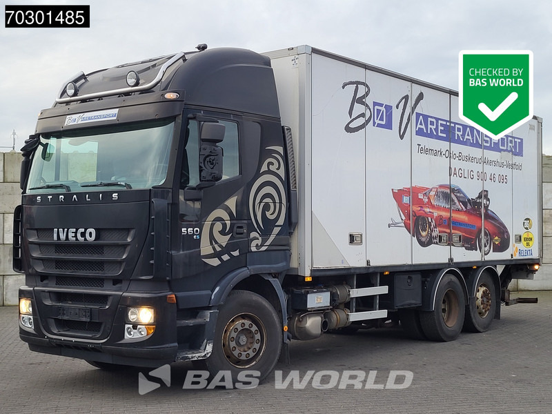 Iveco Stralis 560 6X2 Retarder Automatic Lift Axle 1500kg Tailgate Euro 5 - Камион сандучар: слика 1 Iveco Stralis 560 6X2 Retarder Automatic Lift Axle 1500kg Tailgate Euro 5 - Камион сандучар: слика 1