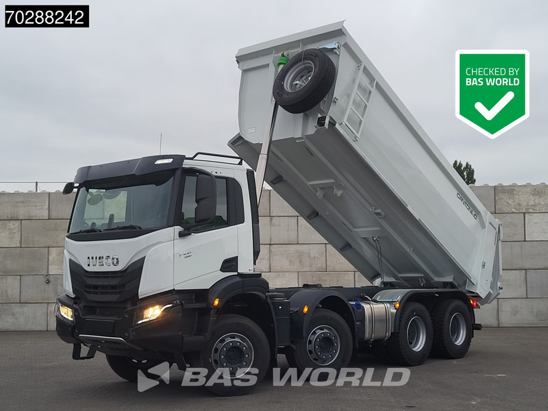 Iveco T-Way 450 8X4 New! 20m3 Cantoni & C. Tipper Steelsuspension Big-Axle Automatic Euro 6 - Кипер: слика 1 Iveco T-Way 450 8X4 New! 20m3 Cantoni & C. Tipper Steelsuspension Big-Axle Automatic Euro 6 - Кипер: слика 1