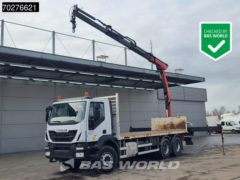 Iveco Trakker 360 6X4 Palfinger PK17.001 SLD Remote Steelsuspension Big-Axle - Камион со платформа, Камион со кран: слика 1 Iveco Trakker 360 6X4 Palfinger PK17.001 SLD Remote Steelsuspension Big-Axle - Камион со платформа, Камион со кран: слика 1