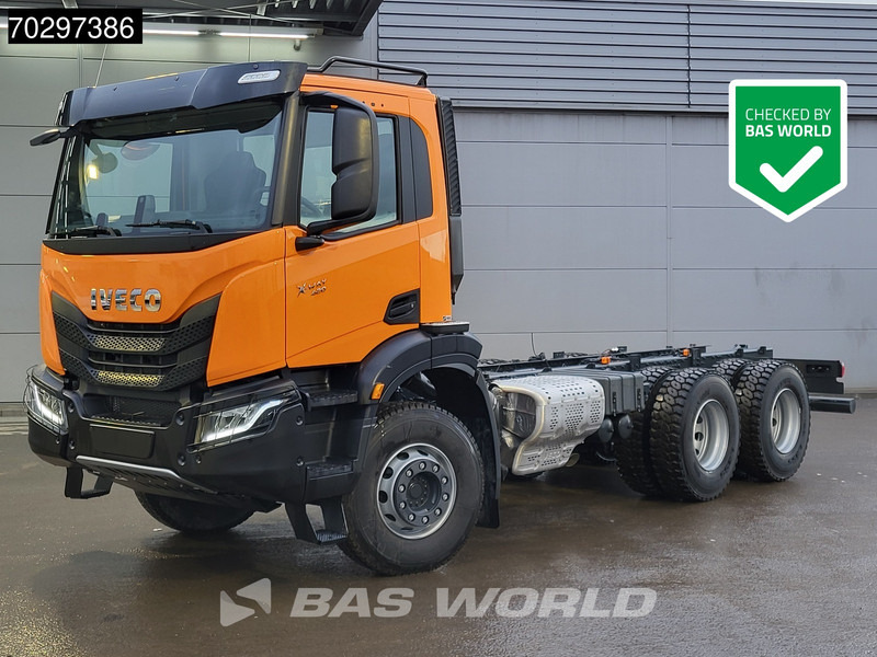 Iveco X-Way 420 6X4 NEW! OFF Chassis steelsuspension Automatic Euro 6 - Камион со кабинска шасија: слика 1 Iveco X-Way 420 6X4 NEW! OFF Chassis steelsuspension Automatic Euro 6 - Камион со кабинска шасија: слика 1