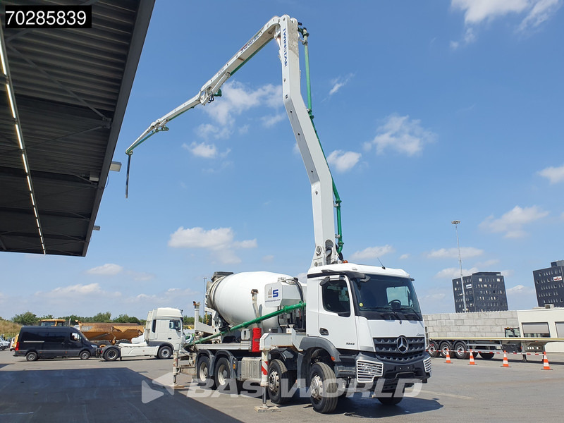 Mercedes-Benz Arocs 3243 8X4 Sermac Twinstar 4Z28 PUMI 9m3 Steelsuspension Big-Axle Euro 6 - Камион: слика 3 Mercedes-Benz Arocs 3243 8X4 Sermac Twinstar 4Z28 PUMI 9m3 Steelsuspension Big-Axle Euro 6 - Камион: слика 3