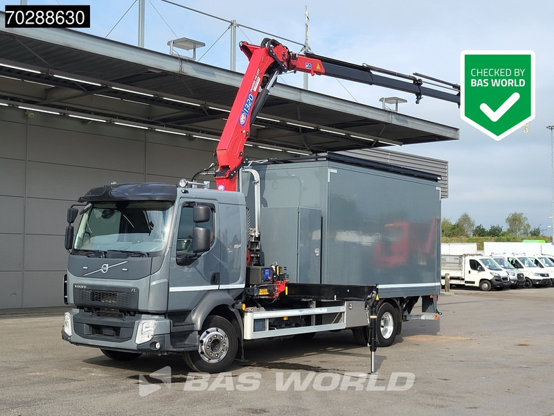 Volvo FL 250 4X2 Mobile workshop HMF 1320K-RCS Crane manbasket 2000kg Ladebordwand - Камион, Камион со кран: слика 1 Volvo FL 250 4X2 Mobile workshop HMF 1320K-RCS Crane manbasket 2000kg Ladebordwand - Камион, Камион со кран: слика 1
