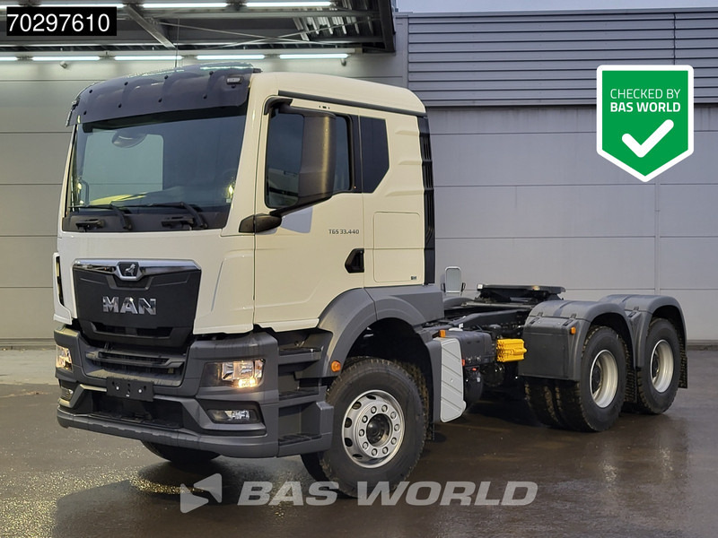 MAN TGS 33.440 6X4 NEW! TN Manual Full-Steel Big-Axle Drumbrakes Euro 2 - Камион влекач: слика 1 MAN TGS 33.440 6X4 NEW! TN Manual Full-Steel Big-Axle Drumbrakes Euro 2 - Камион влекач: слика 1