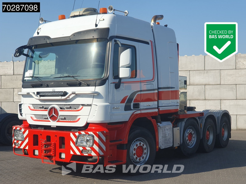 Mercedes-Benz Actros 4160 8X4 250T! WSK Manual Big-Axle Steelsuspension Lift+Lenkachse Standklima Euro 5 - Камион влекач: слика 1 Mercedes-Benz Actros 4160 8X4 250T! WSK Manual Big-Axle Steelsuspension Lift+Lenkachse Standklima Euro 5 - Камион влекач: слика 1