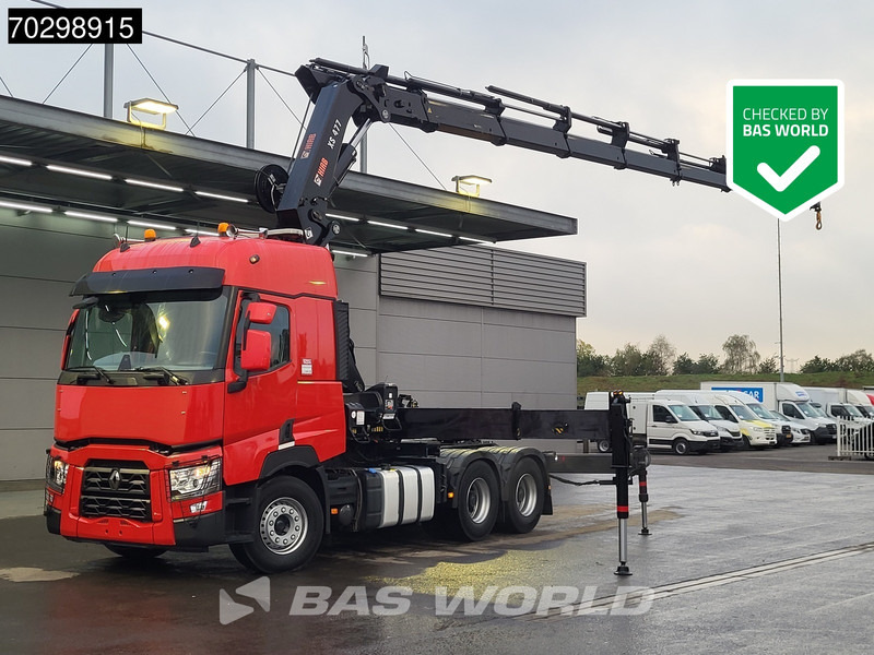 Renault T 520 6X4 Hiab 477E-7 HIDUO Crane Kran Big-Axle Euro 6 - Камион влекач: слика 1 Renault T 520 6X4 Hiab 477E-7 HIDUO Crane Kran Big-Axle Euro 6 - Камион влекач: слика 1