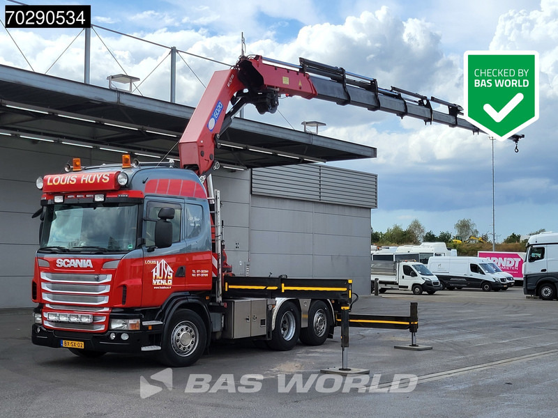 Scania G440 6X2 NL Crane Truck HMF 6020 K8 Kran Winch Retarder Lift-Steering Axle - Камион влекач: слика 1 Scania G440 6X2 NL Crane Truck HMF 6020 K8 Kran Winch Retarder Lift-Steering Axle - Камион влекач: слика 1