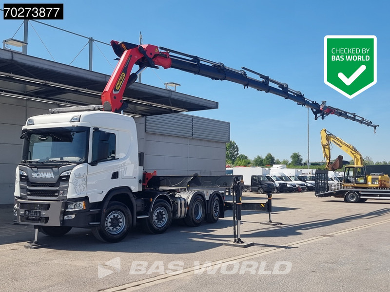 Scania G500 8X2 Retarder Liftachse Palfinger Kran PK 58.002 TEC F + JIB - Камион влекач: слика 1 Scania G500 8X2 Retarder Liftachse Palfinger Kran PK 58.002 TEC F + JIB - Камион влекач: слика 1