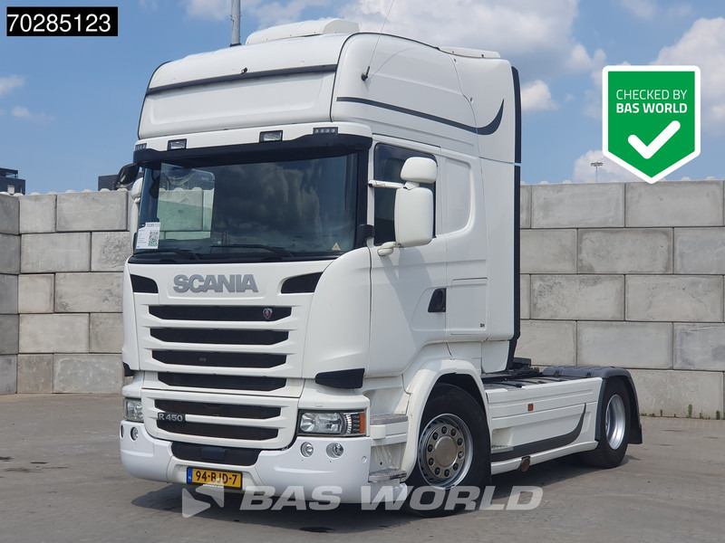 Scania R450 R 4X2 NL-Truck 2x Tanks Standklima Navi Xenon - Камион влекач: слика 1 Scania R450 R 4X2 NL-Truck 2x Tanks Standklima Navi Xenon - Камион влекач: слика 1