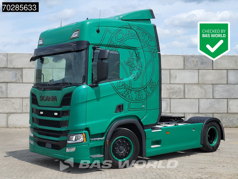Камион влекач Scania R450 R 4X2 Special interior! Retarder 2x Tanks Standklima ACC Leather: слика 1