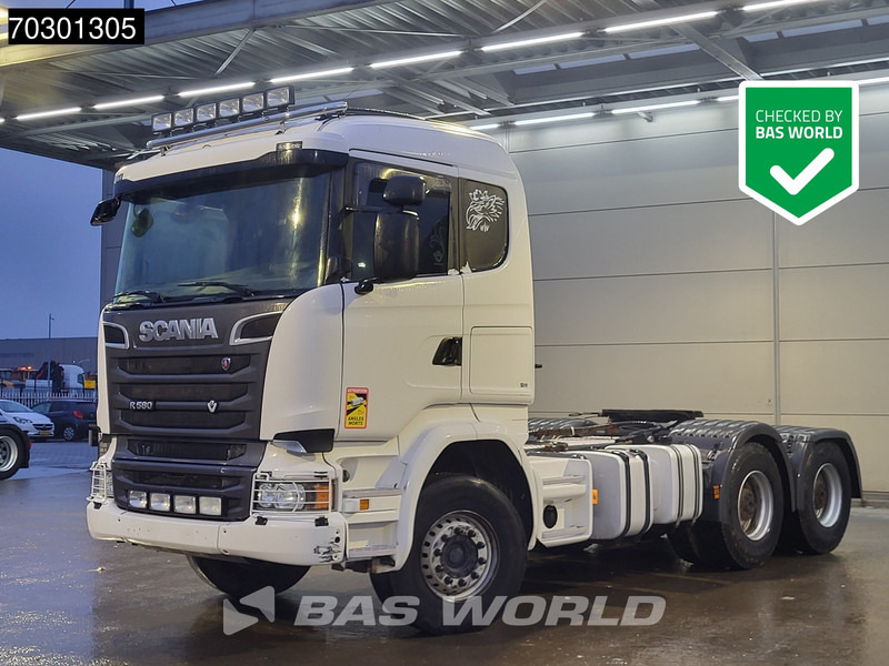 Scania R580 6X4 Retarder Big-Axle Hydraulik 2xTanks - Камион влекач: слика 1 Scania R580 6X4 Retarder Big-Axle Hydraulik 2xTanks - Камион влекач: слика 1
